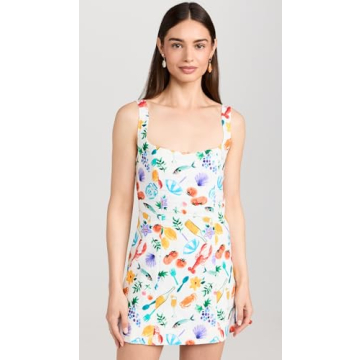 Show Me Your Mumu Steph Mini Dress Italian Picnic Linen