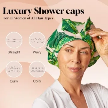 Kitsch Luxury Shower Cap for Stylish Hair Protection