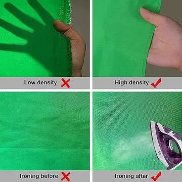 Aimosen 10 X 7 FT Green Screen Backdrop for Photography