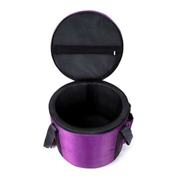 KVKA Rainbow C Note Root Chakra Red-Yellow Colored Frosted Quartz Crystal Singing Bowl 10 inch with Carrying Case