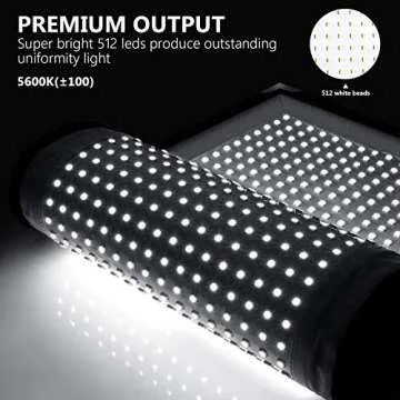 Neewer Rollable LED Light Panel Mat for Outdoor Photography
