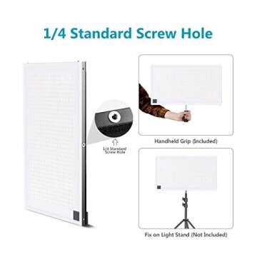 Neewer Rollable LED Light Panel Mat for Outdoor Photography