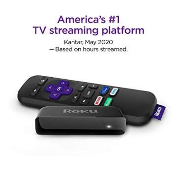 Roku Premiere | HD/4K/HDR Streaming Media Player, Simple Remote and Premium HDMI Cable, Black