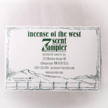 Incienso de Santa Fe 7 Scent Natural Wood Incense Sampler