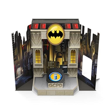 Fisher-Price Imaginext DC Super Friends Gotham City Pop-Up Playset with 3 Mystery Figures for Presch...