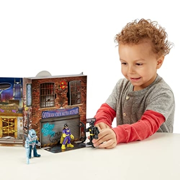 Fisher-Price Gotham City Pop-Up Playset for Ages 3-8