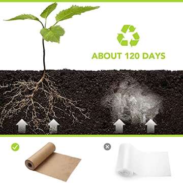 METRONIC Packaging Paper 12"x128' Honeycomb Cushioning Wrap Roll Perforated-Packing，1 Rolls 128 Ft Honeycomb Wrap Roll with 20 Fragile Sticker Labels, Honeycomb Wrap Roll for Packing & Moving