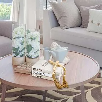 Elegant Linen Covered Decorative Books for Home Decor