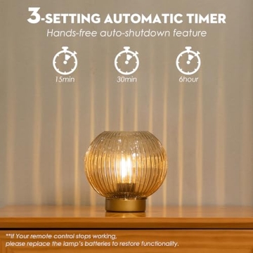 Stylish Battery Operated Lamp with Remote Control