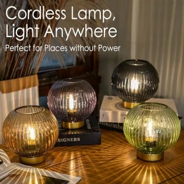 Stylish Battery Operated Lamp with Remote Control