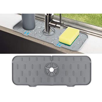 Kitchen Sink Splash Guard - Anti-drip Silicone Mat
