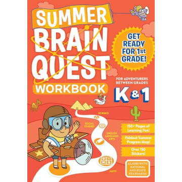 Summer Brain Quest K-1 Engaging Learning Workbook