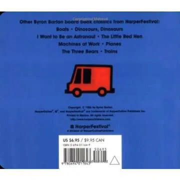 Engaging Trucks Board Book for Curious Toddlers with Bright Illustrations