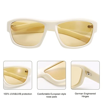 GUVIVI Retro Sunglasses | Trendy UV Protected Shades