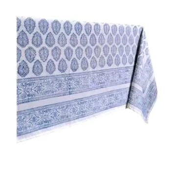 ATOSII Amalfi 100% Cotton Boho Square Fall Tablecloth, Handblock Print Table Cloth for Kitchen I Dining Table Linen Fall Décor I Parties Wedding Outdoor Christmas Thanksgiving I Fall 60 X 60 Inches