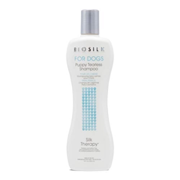 BioSilk for Dogs Silk Therapy Puppy Tearless Shampoo | Gentle for All Breeds | 12 Oz