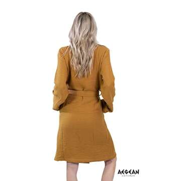 Shop Aegean Concept Turkish Muslin Bathrobe for Everyone