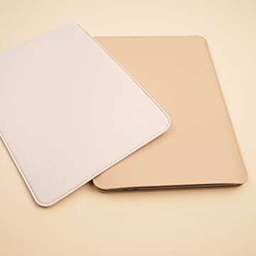 Benfan Laptop Sleeve 14 Inch Compatible with New 14 inch MacBook Pro A2992/2918 M3 A2442, A2779, Surface Laptop 13.5 Color Beige
