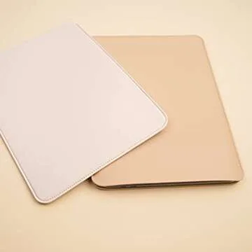 Benfan Laptop Sleeve 14 Inch Compatible with New 14 inch MacBook Pro A2992/2918 M3 A2442, A2779, Surface Laptop 13.5 Color Beige