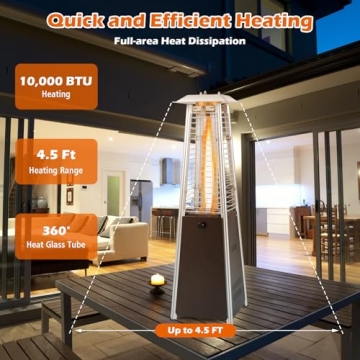 Tangkula 10,000 BTU Portable Patio Heater for Outdoors