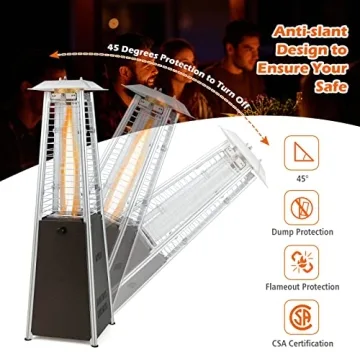 Tangkula 10,000 BTU Portable Patio Heater for Outdoors