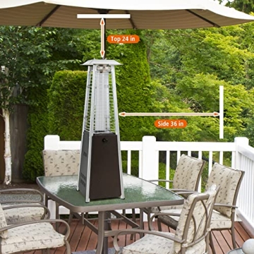 Tangkula 10,000 BTU Portable Patio Heater for Outdoors