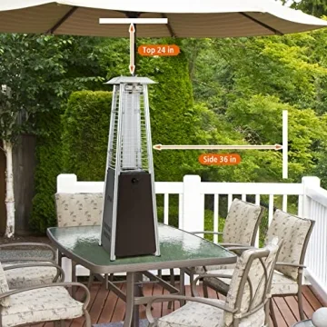 Tangkula 10,000 BTU Portable Patio Heater for Outdoors