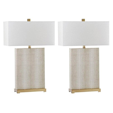 Safavieh Cream Lamp Set of 2 for Elegant Home Decor