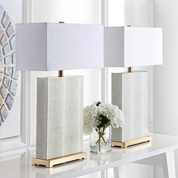 Safavieh Cream Lamp Set of 2 for Elegant Home Decor