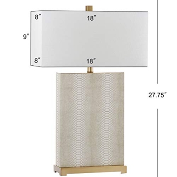 Safavieh Cream Lamp Set of 2 for Elegant Home Decor