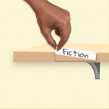 StoreSMART - Peel & Stick 1" x 4" Shelf Tag/Label Holders - 25-Pack - Open Long Side - SPCSTB2432L-25