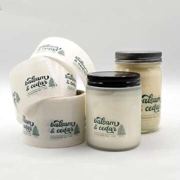 100-500 Pack Custom Clear Stickers Transparent Roll Sticker Waterproof Labels Decals Customized Name Image Address and Business Logo Personalized Sticker Roll