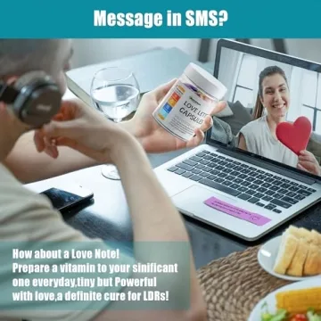 HIONXMGA Long Distance Relationship Gifts - (60PCS) Pre-Written Love Message Capsules In A Plastic Bottle Cute Gifts for Him Her Boyfriend Girlfriend Anniversary Birthday Valentines Day Gifts