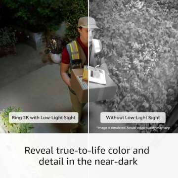 Ring Outdoor Cam Plus - 2K Video & Night Vision Security Camera