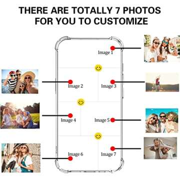 LOQUPE Custom Phone Case for iPhone 12 11 13 Pro Max XR X Xs Anti-Scratch Shock-Resistant Soft Prote...