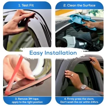 Durable IG Window Visor for Toyota C-HR 2017-2022