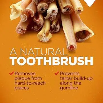 Natural Farm Dog Chew Bully Cheek Sticks for Healthy Teeth