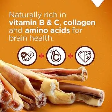 Natural Farm Dog Chew Bully Cheek Sticks for Healthy Teeth