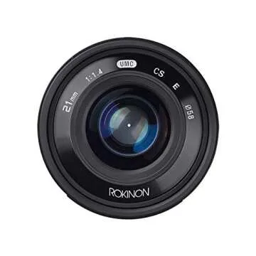 Rokinon RK21M-E 21mm F1.4 ED AS UMC Wide Angle Lens for Sony