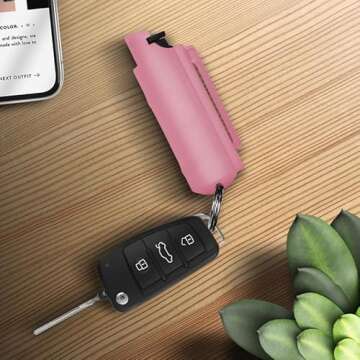 GUARD DOG SECURITY Quick Action Pepper Spray, Maximum Strength, 16-ft Range, Belt Clip For Easy Carry & Fast Access, keychain ready, Made in USA
