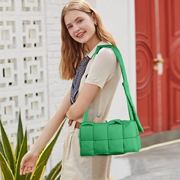 INPAKSA Puffer Woven Crossbody Bag - Stylish & Spacious