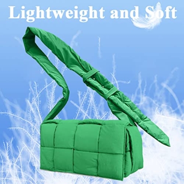 INPAKSA Puffer Woven Crossbody Bag - Stylish & Spacious