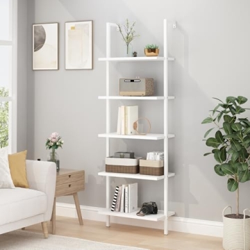 Karl Home Ladder Shelf - Elegant 5 Tier Storage Solution