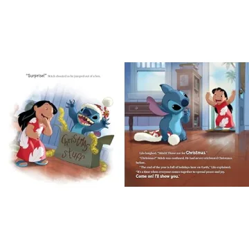 Disney Lilo and Stitch Holiday Book for Kids