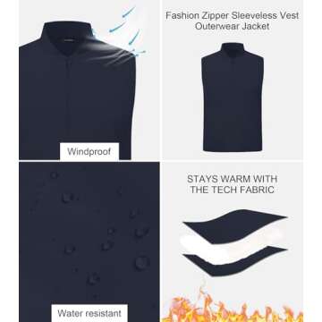 3rd Hill Men’s Lightweight Vest for Outdoor Activities