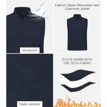 3rd Hill Men’s Lightweight Vest for Outdoor Activities