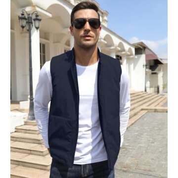 3rd Hill Men’s Lightweight Vest for Outdoor Activities