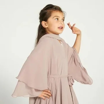 Muslim Chiffon Abaya Dress for Girls - Elegance & Comfort