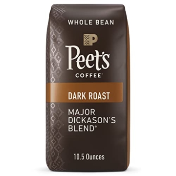 Peet's Coffee Dark Roast Whole Bean - Major Dickason's Blend 10.5 Oz