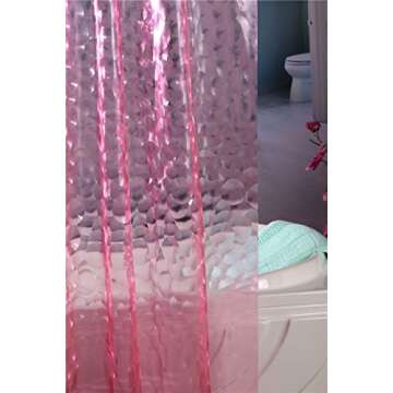 Adwaita 3D Bubbles Shower Curtain Liner